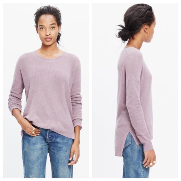 Madewell Sweaters - Madewell Warmlight Lavender Pullover Sweater Wool